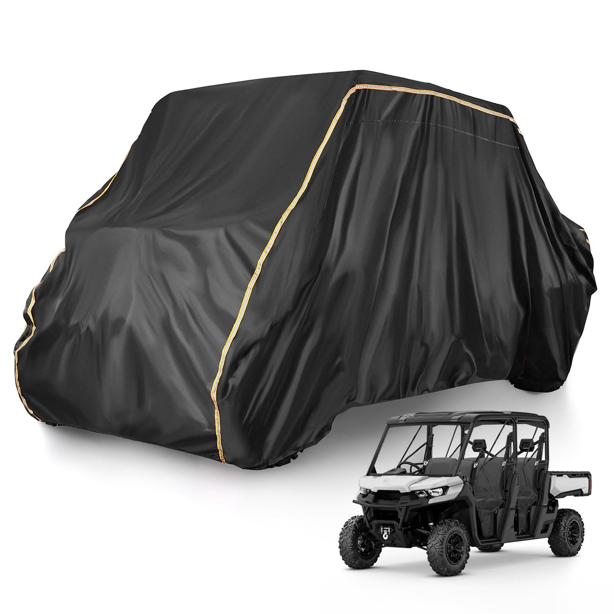 4-6 Seater UTV 420D Cover for Can-Am Defender MAX PRO / Arctic Cat Prowler – fits Can-Am Defender