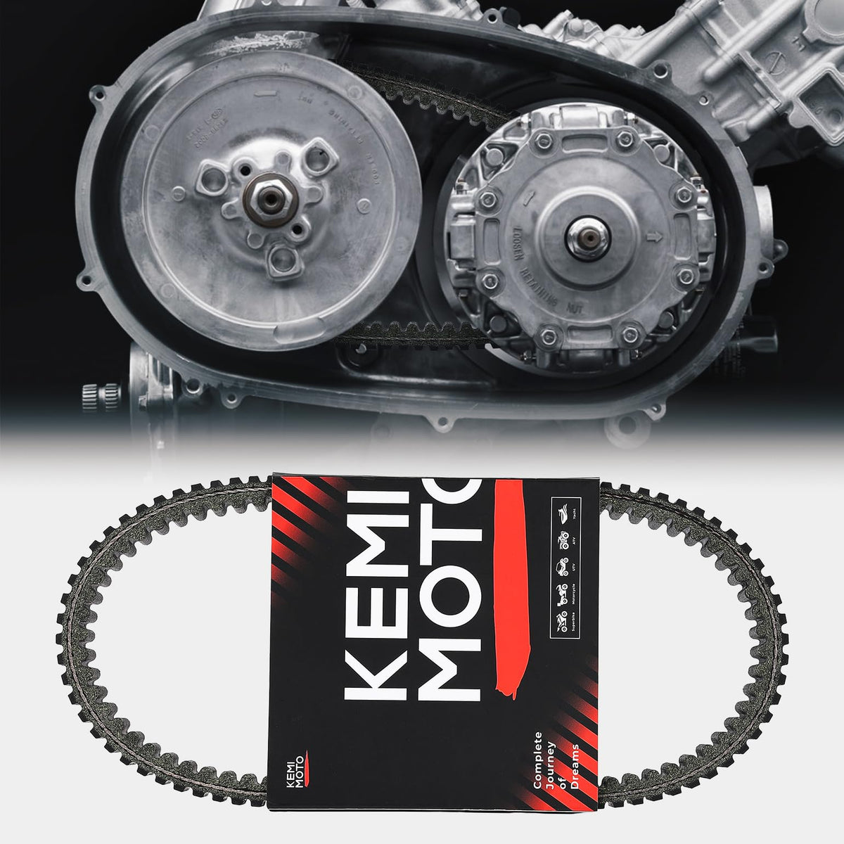 ATV Drive Belt Kawasaki Brute Force / KFX / Prairie / Teryx 750 – fits Kawasaki Teryx 800 (view 2)