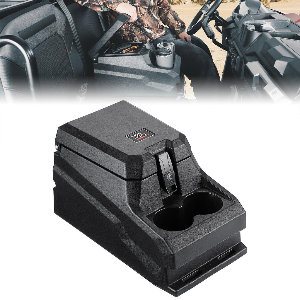 UTV Bench Seat Center Console Box for Polaris Ranger XP 1000/Crew 2017-2026/Uforce/Pionner