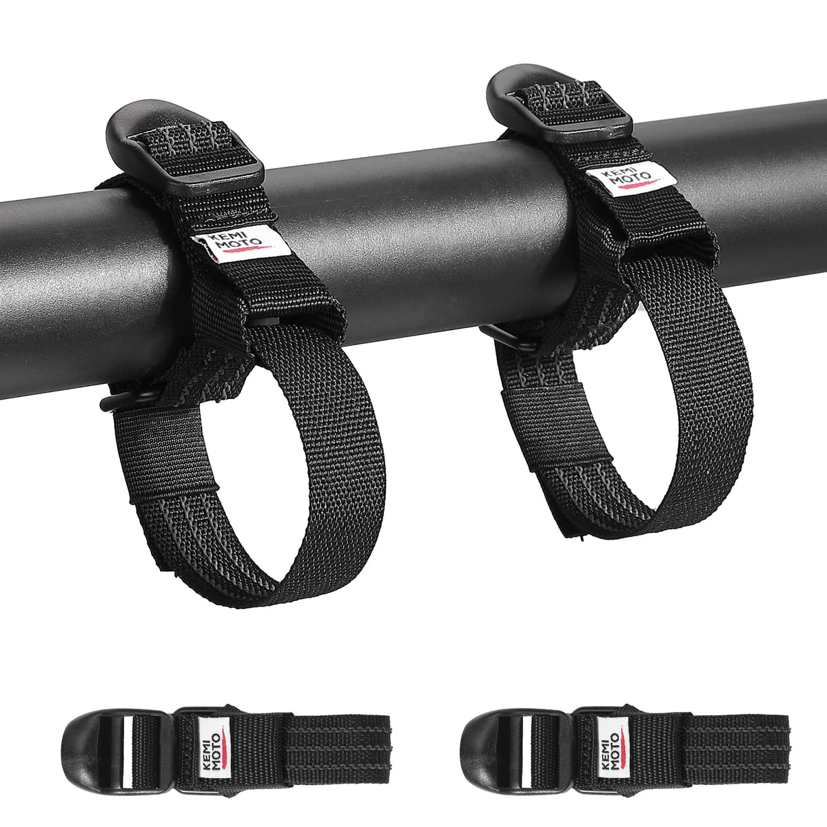Shovel Holder Rubber Roof Rack Straps Fits 1.5"-3.5" Diameter Tools – fits Can-Am Maverick X3 (view 7)