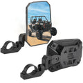 UTV Side Mirrors, Tool-free Multi-Adjustment for Can Am Maverick X3/ RZR w/ 1.65-2" Roll bar – fits Can-Am Maverick X3 2-Seat
