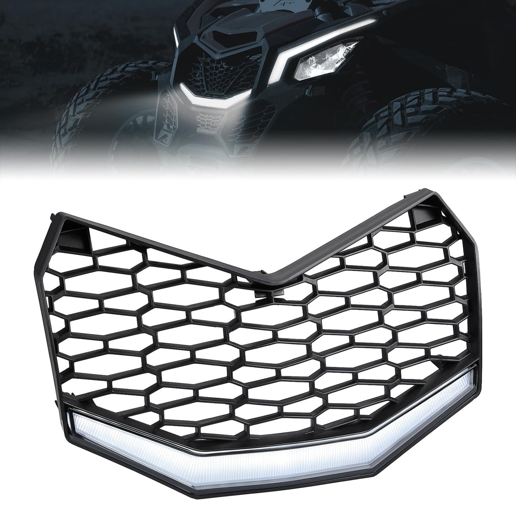 Front Bumper Mesh Grill For Can-Am Maverick X3 – fits Can-Am Maverick X3 2-Seat