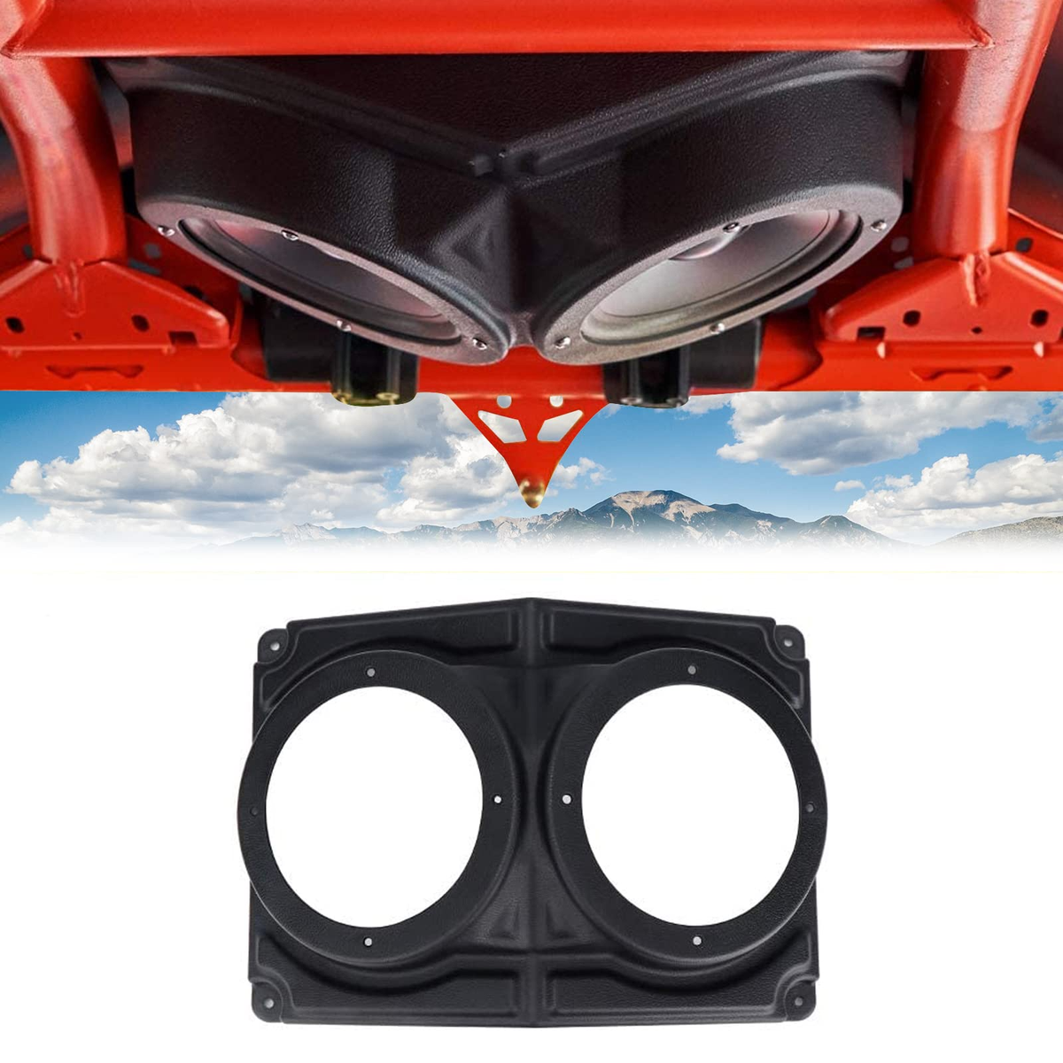 ATV/UTV/Cart Overhead Speaker Mount Enclosure 6.5inch