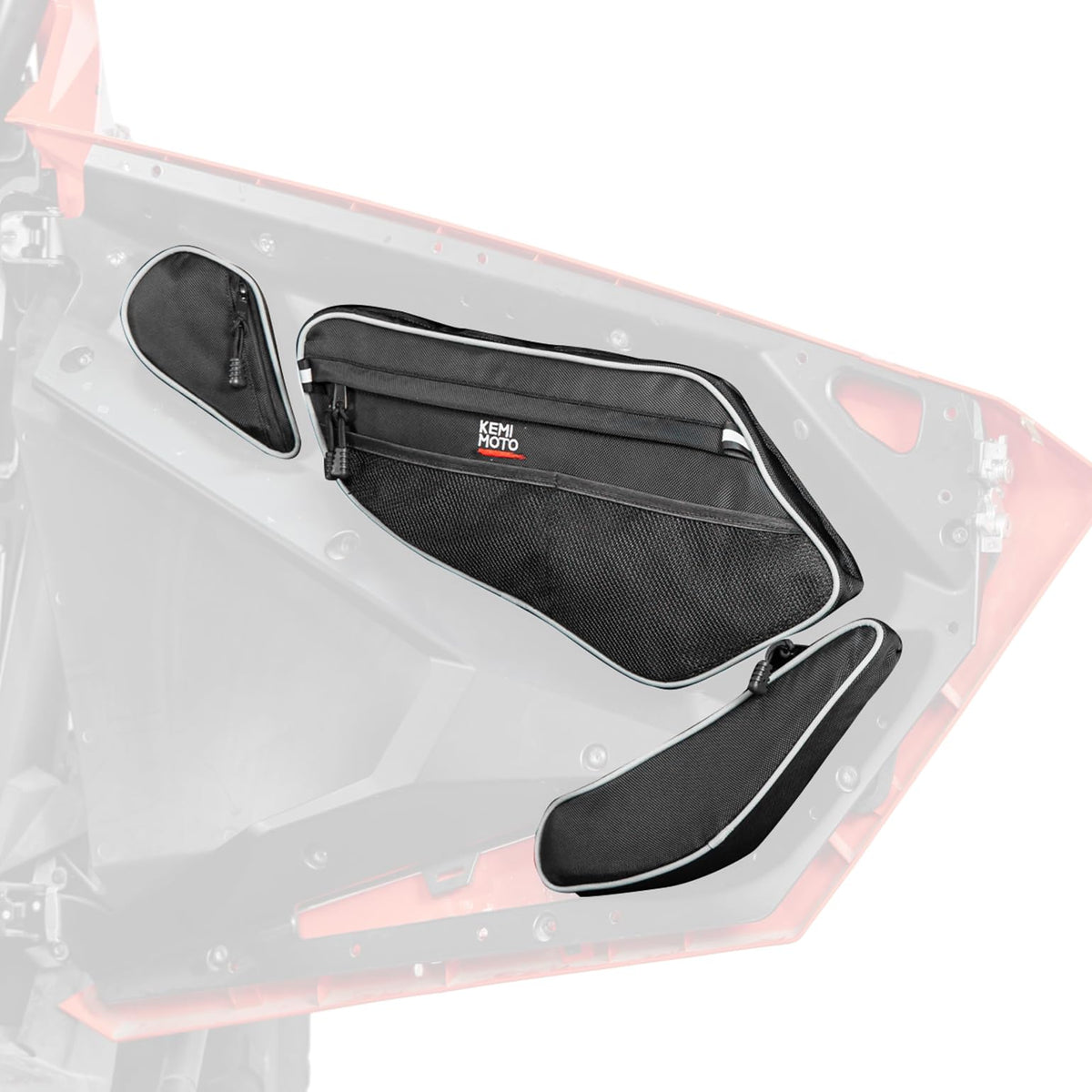 Front Door Bags With Knee Pads for Polaris RZR PRO XP/4, PRO R/4, Turbo R/4 – fits Polaris RZR Pro R