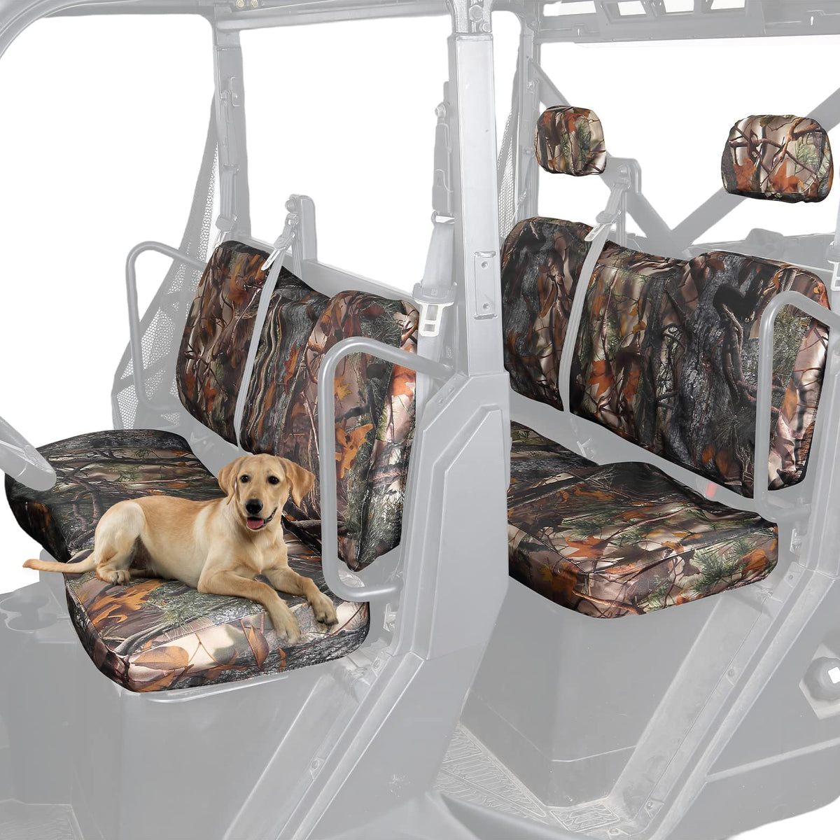Seat Cover with Headrest Cover for Polaris Ranger Crew 1000/Crew XP 1000