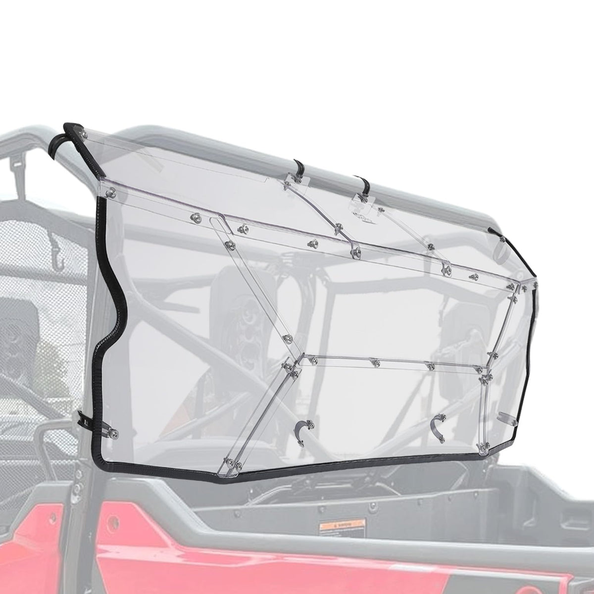 Rear Windshield for Pioneer 1000-6 2023-2026 – fits Honda Pioneer