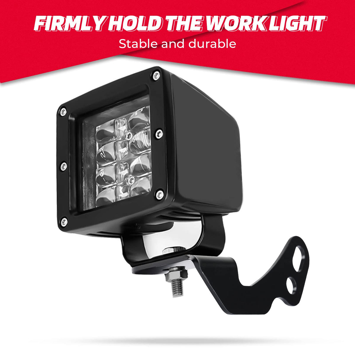 LED Light Mount A-Pillar Mount Light Bracket for Polaris RZR (2 packs) – fits Polaris RZR 900