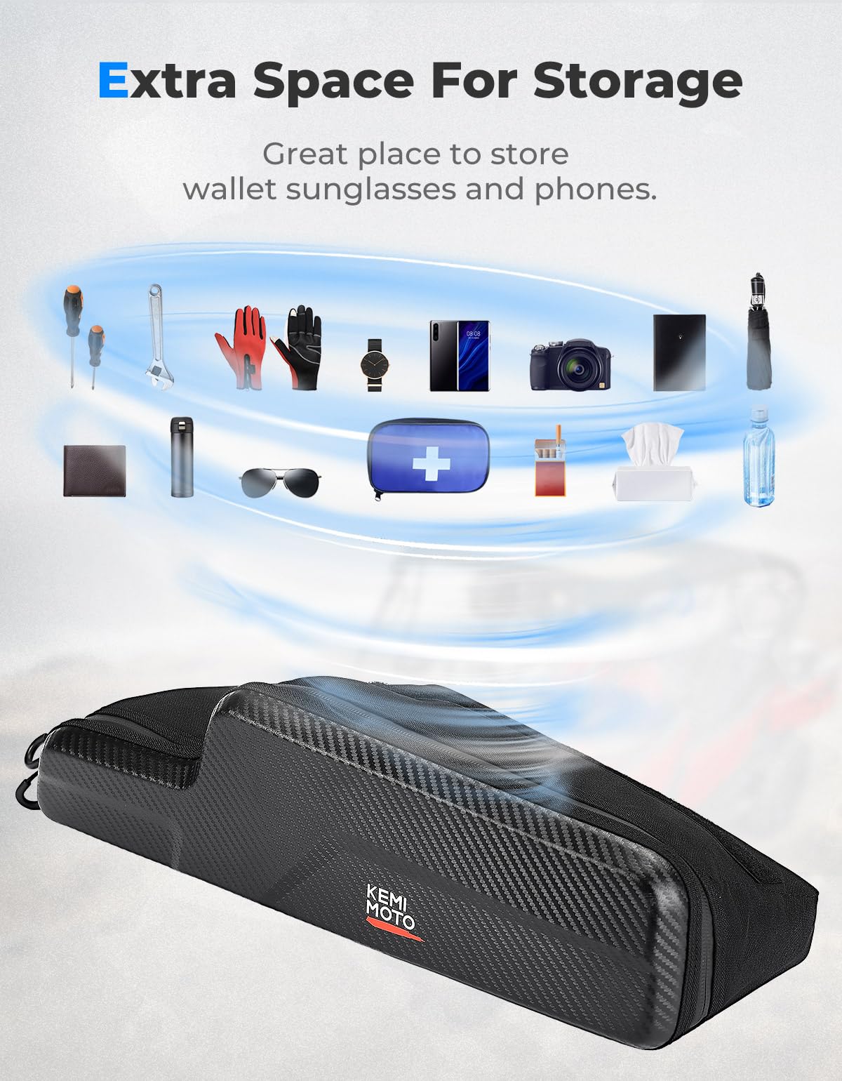 Dashboard Storage Bag for Polaris General 1000/4 1000 – fits Polaris General 1000 (view 2)