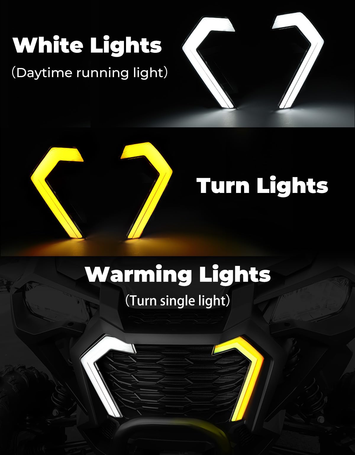 LED Turn Signal Fang Lights for Talon 1000R 1000X 1000X-4
