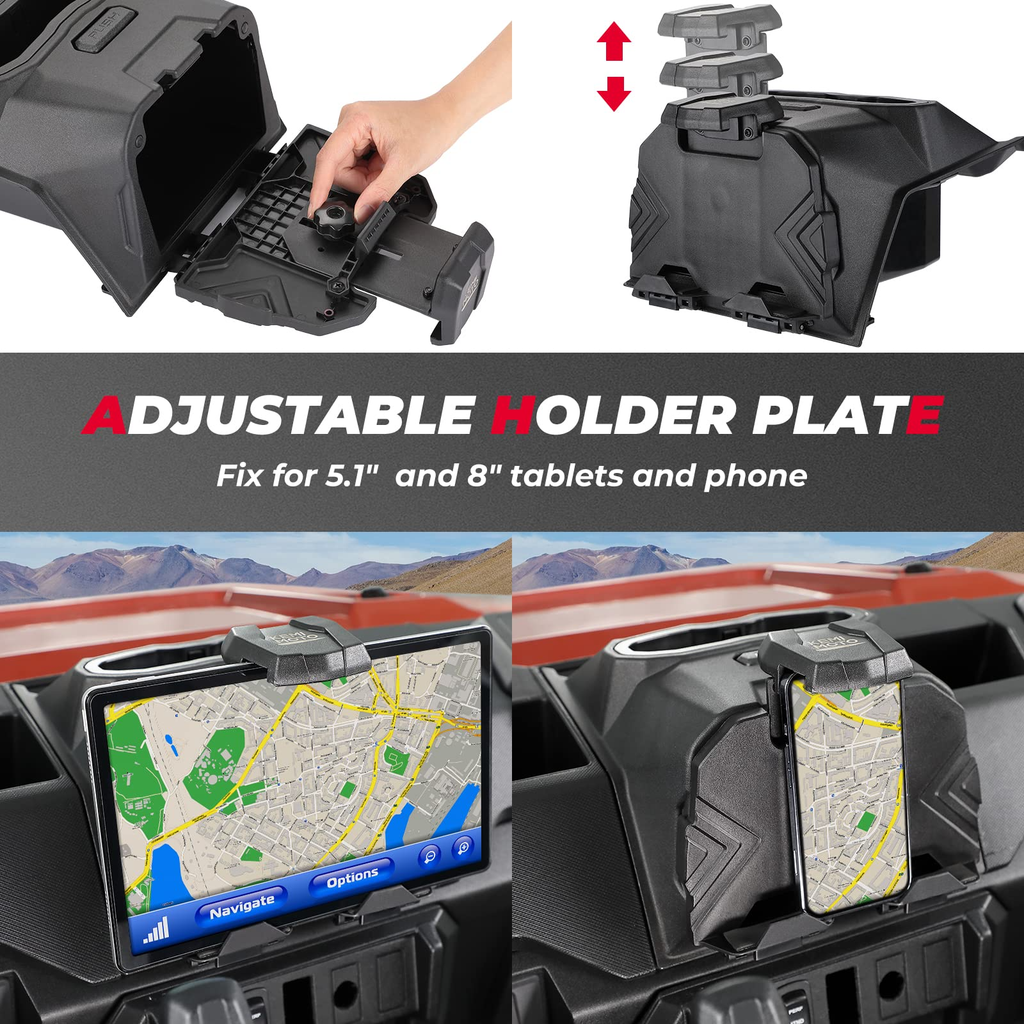 Tablet Holder Electric Device GPS Mount for Polaris Ranger XP 1000/crew – fits Polaris Ranger XP 1000