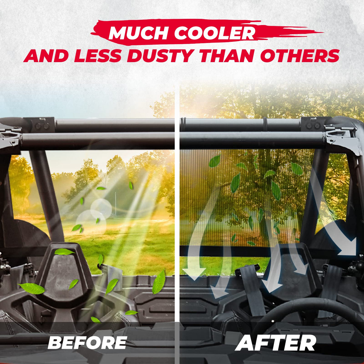 Soft Rear Window Net Mesh for Polaris RZR PRO XP – fits Polaris RZR Pro XP