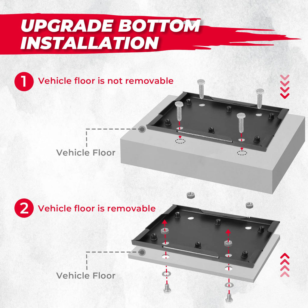 UTV Shotgun Holder, Floor Vertical Mount Holder