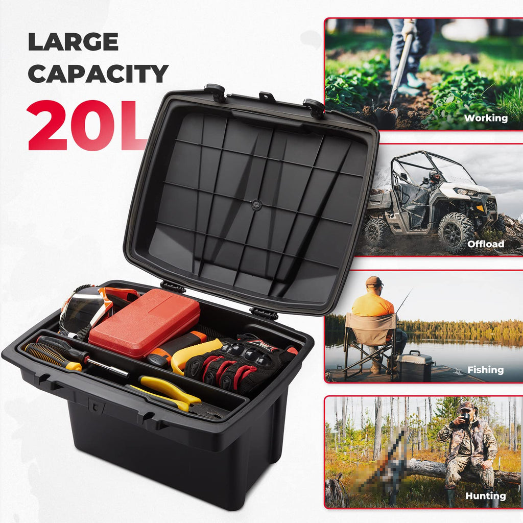 Removable 20L Cargo Storage Box for Can Am Defender HD5|7|8|9|10