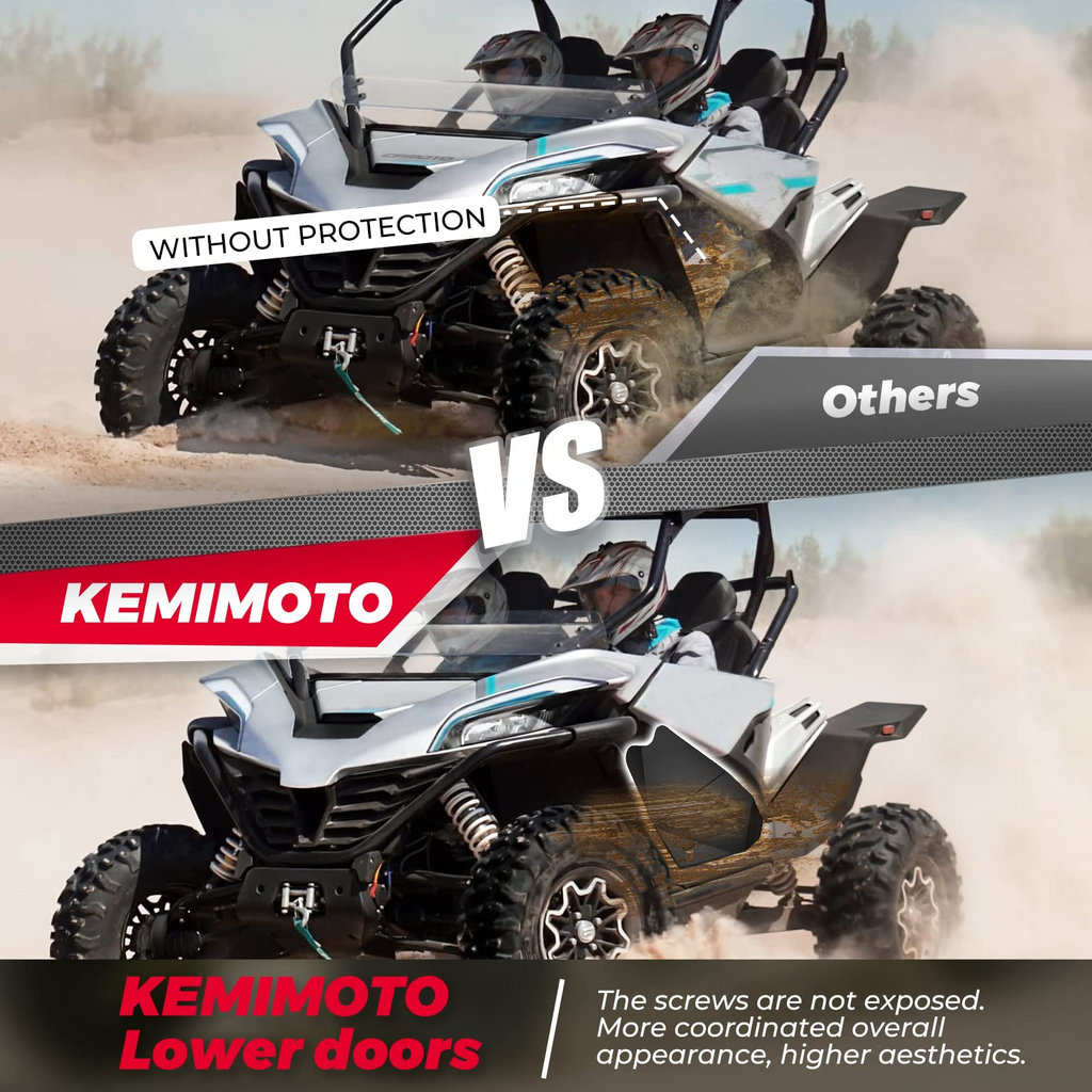 Aluminum Lower Doors Inserts for CFMOTO ZForce 950