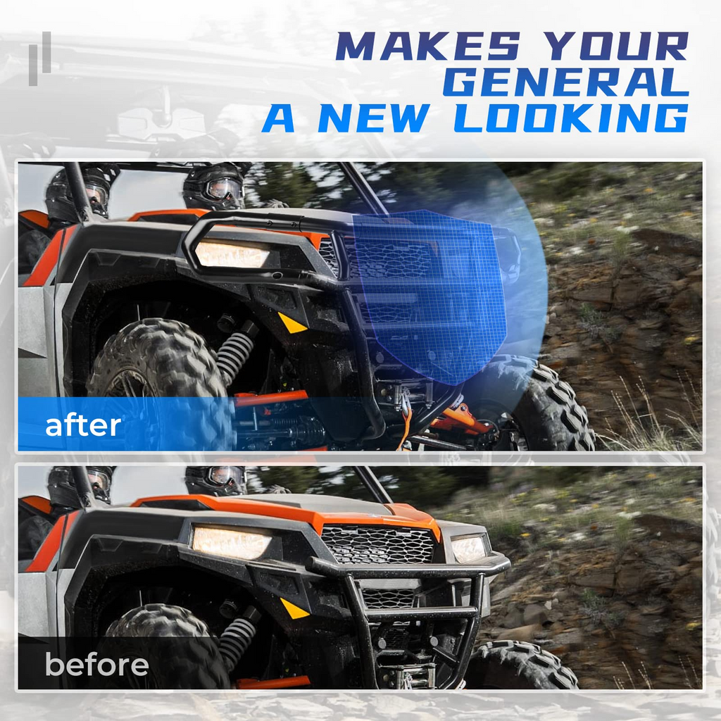 Front Upper Bumper for Polaris General 2016-2024 – fits Polaris General 1000 (view 2)