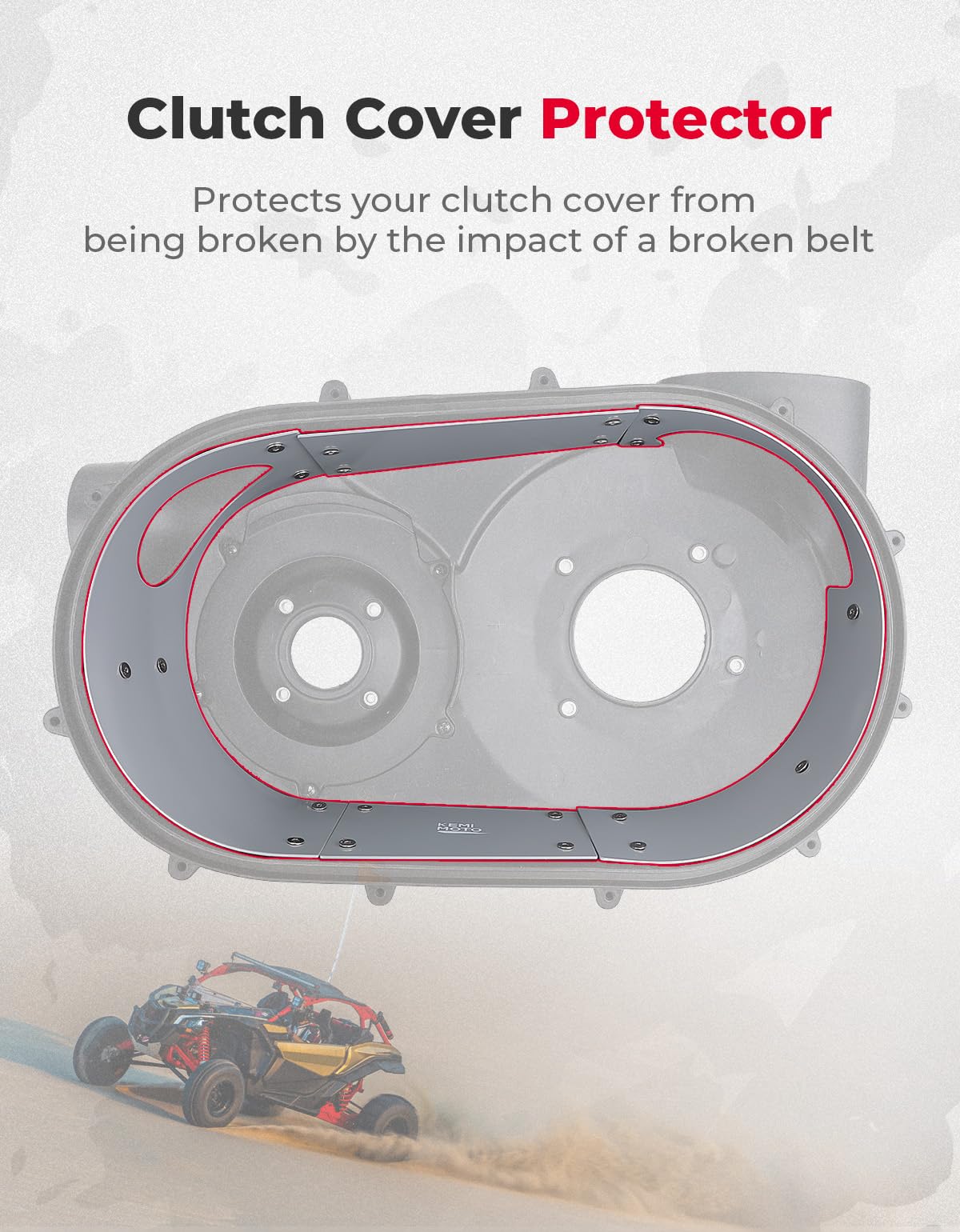 Stainless Steels Belt Inner Clutch Cover Guard for Can-Am Maverick X3 – fits Can-Am Maverick X3 MAX