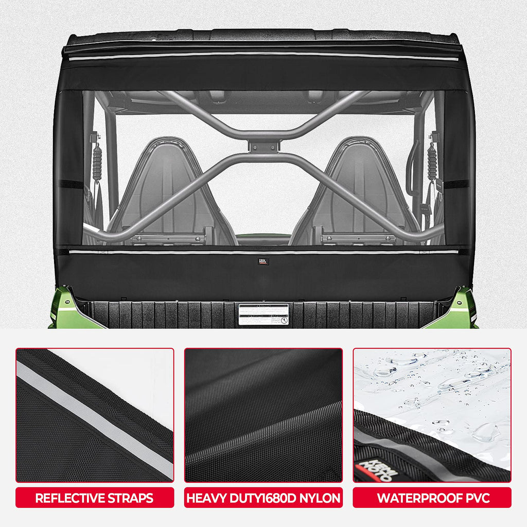 Rear Soft Rear Windshield for Kawasaki TERYX 4 800
