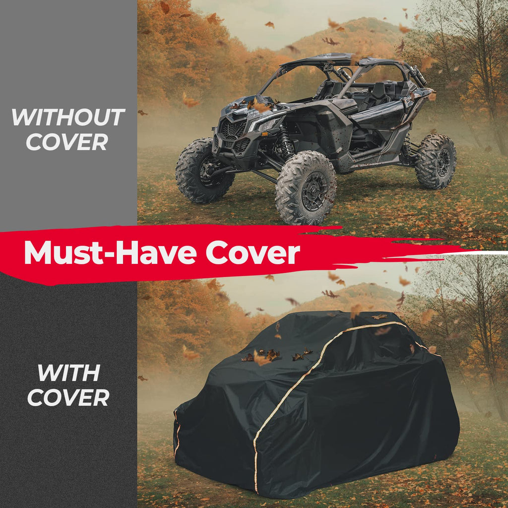 UTV Cover for Can-Am Maverick X3, Polaris RZR, Kawasaki – fits Can-Am Maverick X3 2-Seat (view 2)