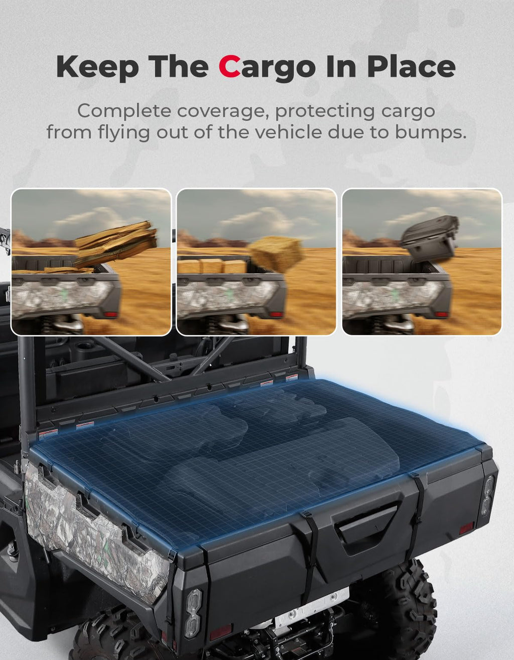 Soft Cargo Bed Cover for CFMOTO UFORCE 1000/1000 XL