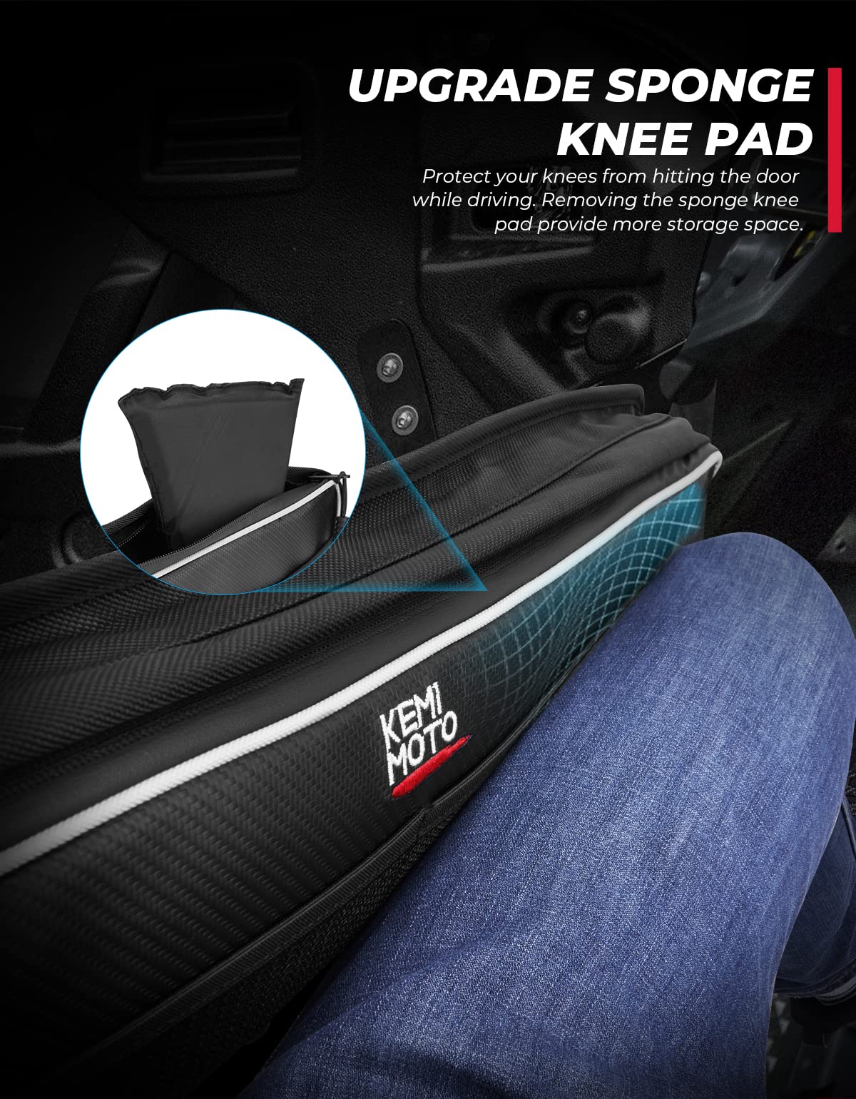Door Bags with Knee Pad For Talon 1000R/1000X/1000X-4 (Pack of 2)