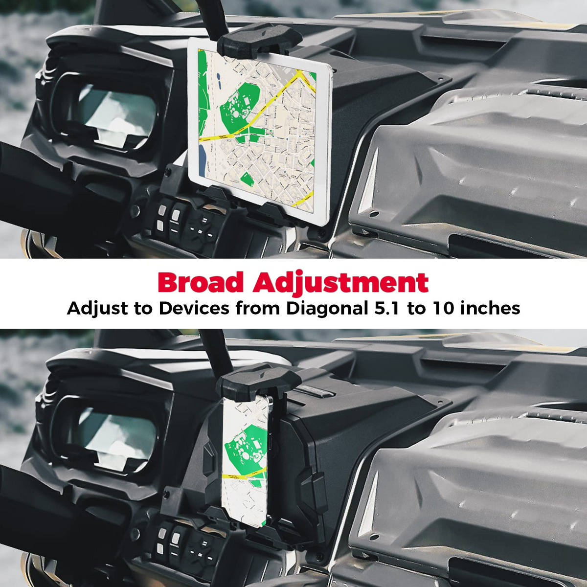 Electric Device Tablet Holder for Can am Defender HD5/8/10 – fits Can-Am Defender HD5