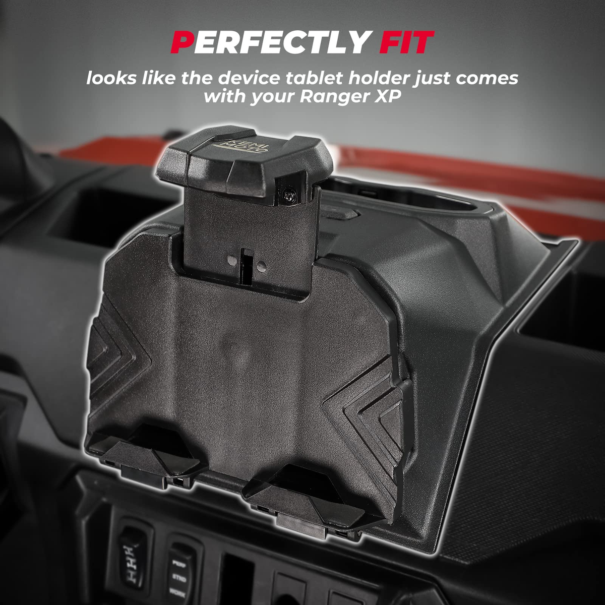 Tablet Holder Electric Device GPS Mount for Polaris Ranger XP 1000/crew – fits Polaris Ranger Crew XP 1000 (view 3)