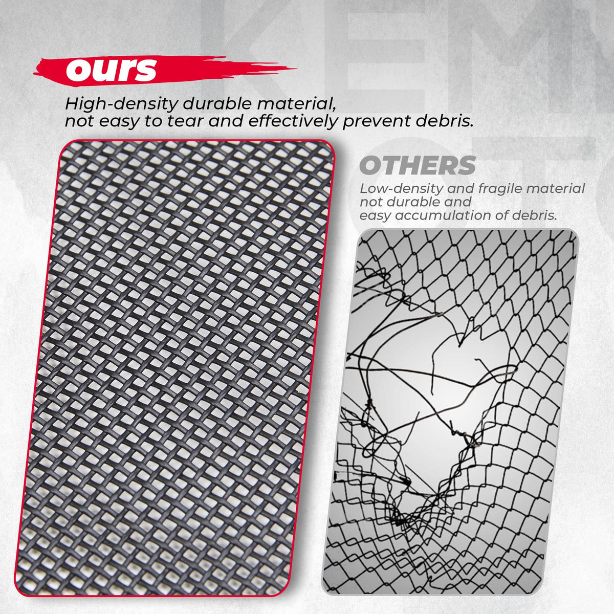 Soft Rear Window Net Mesh for Polaris RZR PRO XP – fits Polaris RZR Pro XP 4