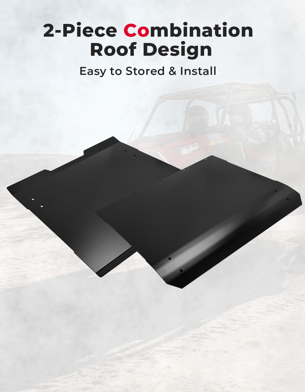 Aluminum Roof for RZR PRO XP4/ Turbo R4 2020-2024 – fits Polaris RZR Turbo R 4