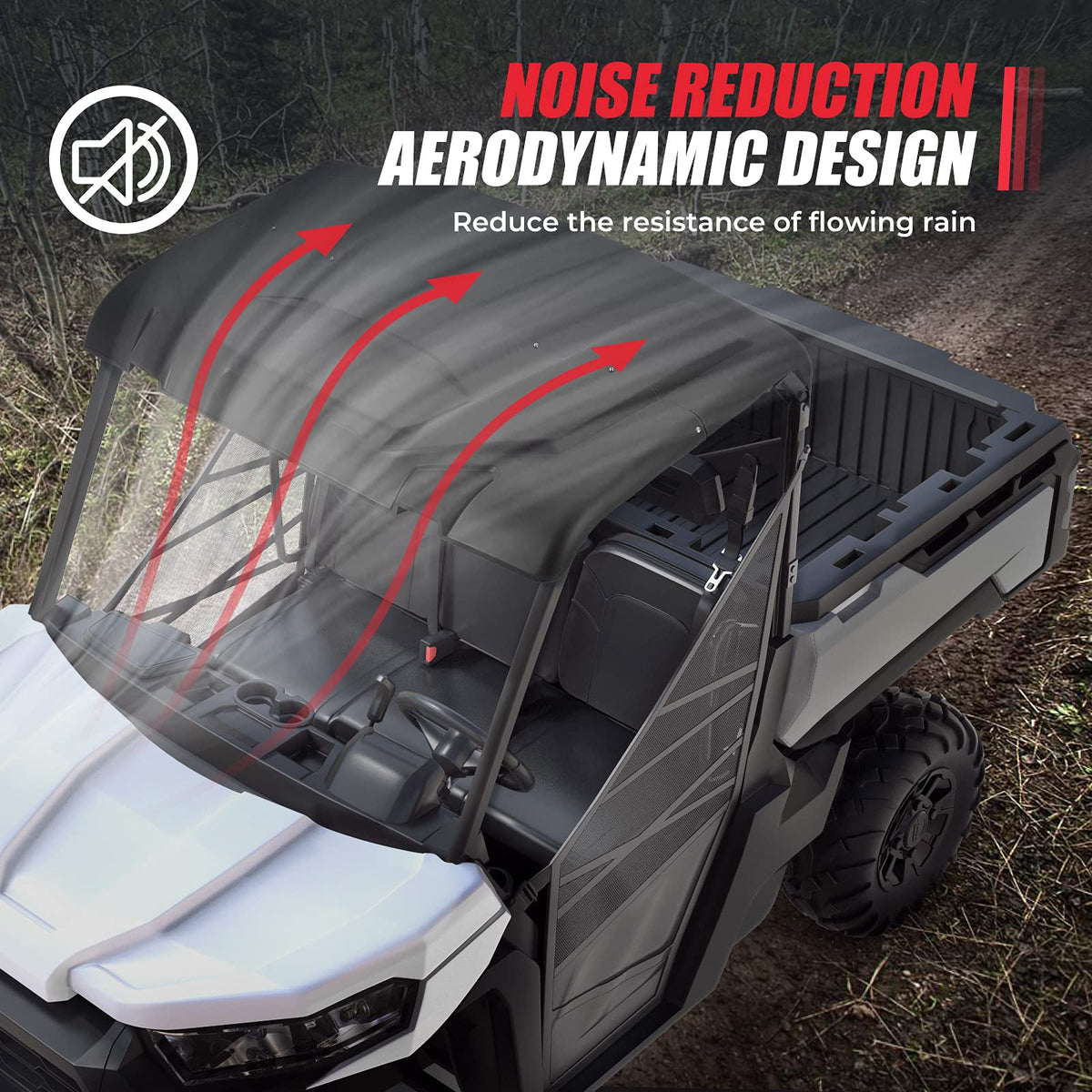 Hard Roof Top Plastic for Can Am Defender HD5/7/8/9/10 – fits Can-Am Defender HD7