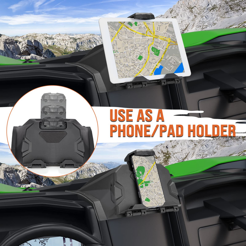 Electric Device Tablet Holder for Kawasaki Teryx KRX 1000 – fits Kawasaki Teryx 800 (view 3)