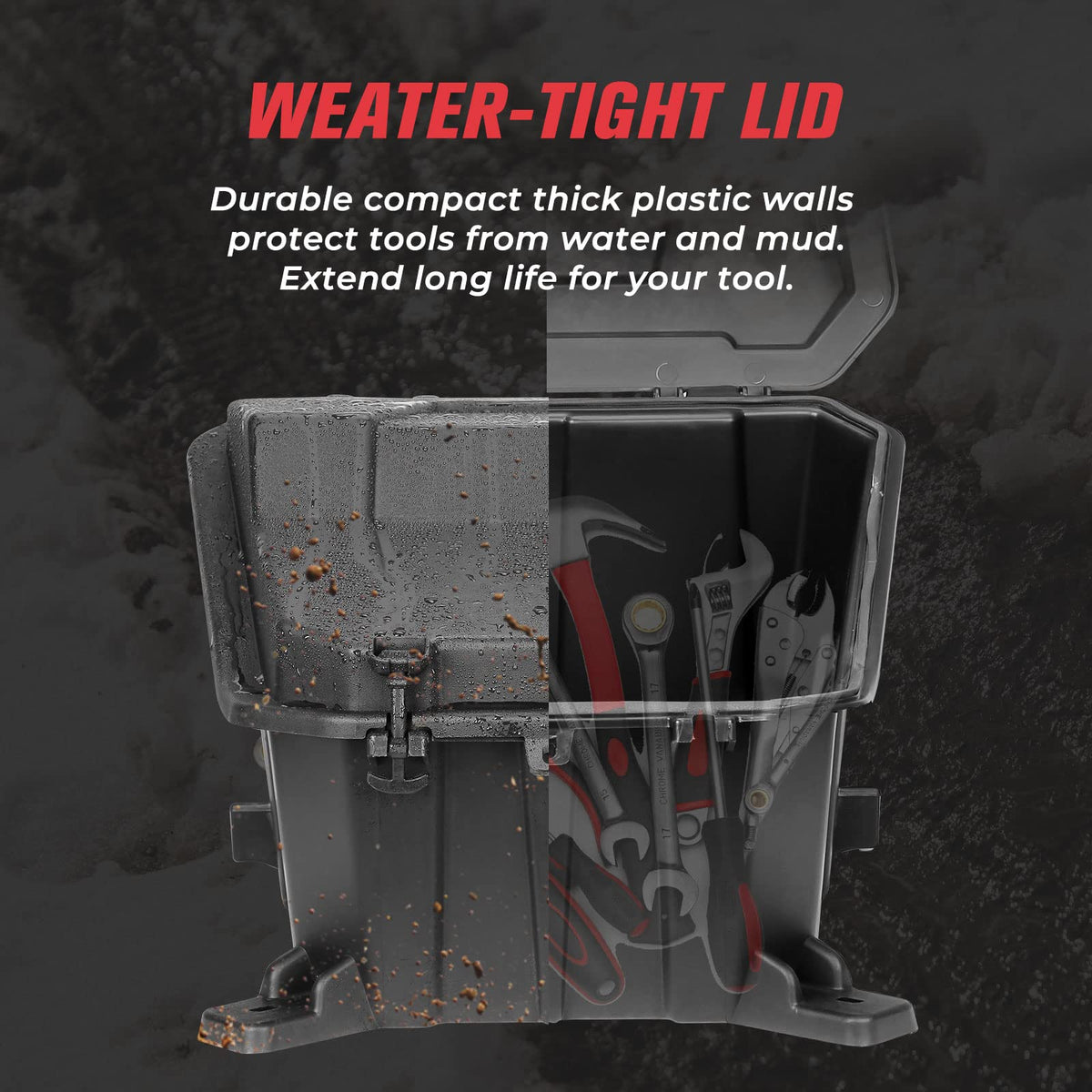 Black Cargo Box for Polaris RZR XP 1000/4 1000 2014-2023 – fits Polaris RZR XP 4 1000 (2014-2023)