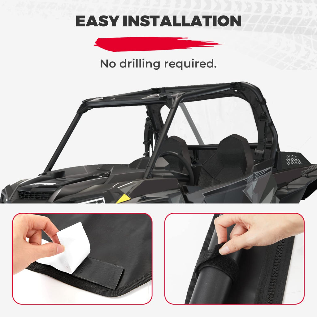 Soft Rear Windshield for Polaris RZR XP 1000 /4 2014-2023 – fits Polaris RZR XP 4 Turbo