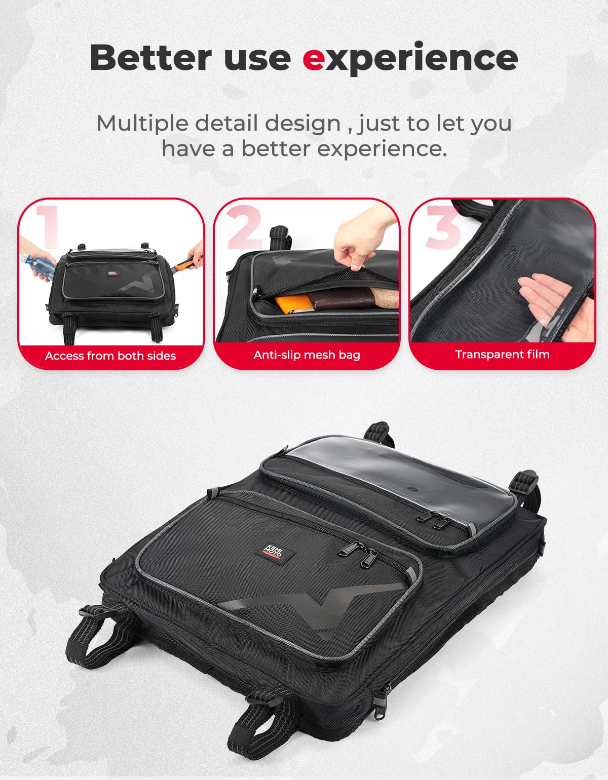 2PCS Overhead Storage Bags for CFMOTO Uforce 1000/1000XL