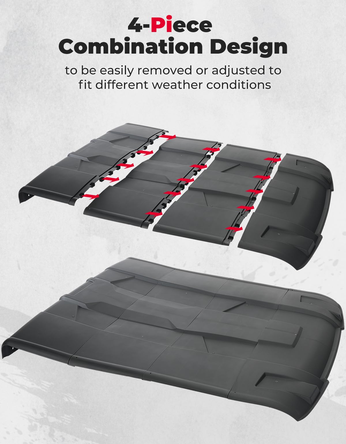 Roof Top Hard for Polaris Ranger XP 1000 CREW 2017-2025