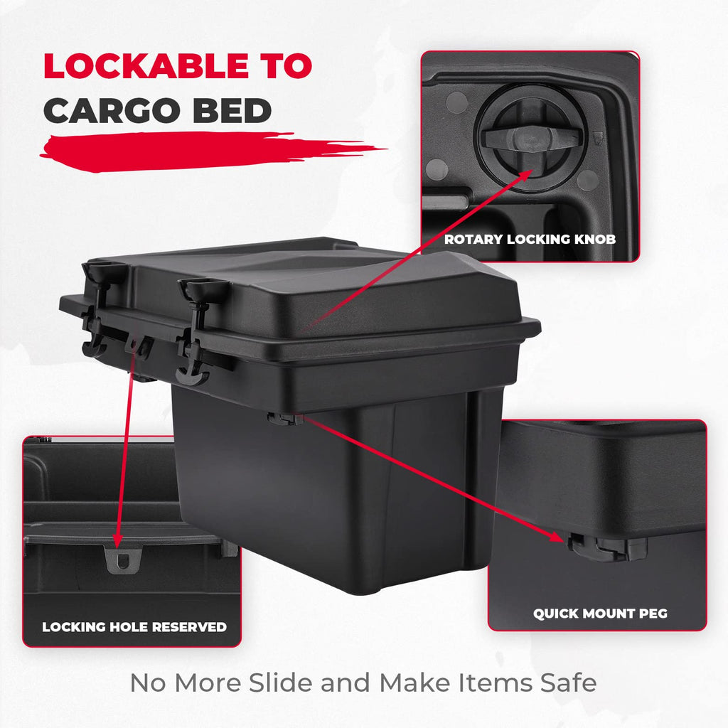 Removable 20L Cargo Storage Box for Can Am Defender HD5|7|8|9|10