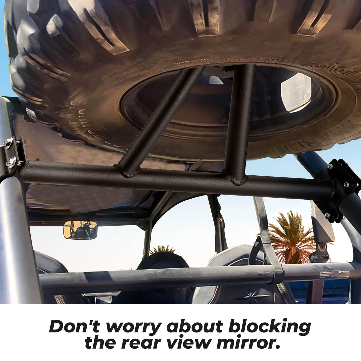 Spare Tire Carrier Mount for Polaris RZR XP 1000/4 1000 /Turbo