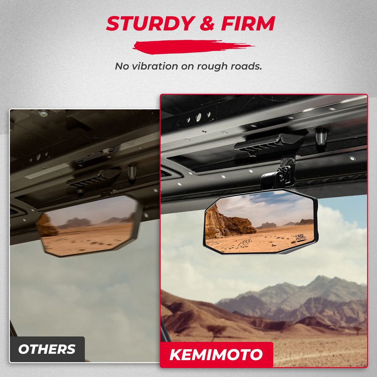 Rear View Mirror Tool free Adjustable for Ranger 1000 XP 900 500 570 / Crew
