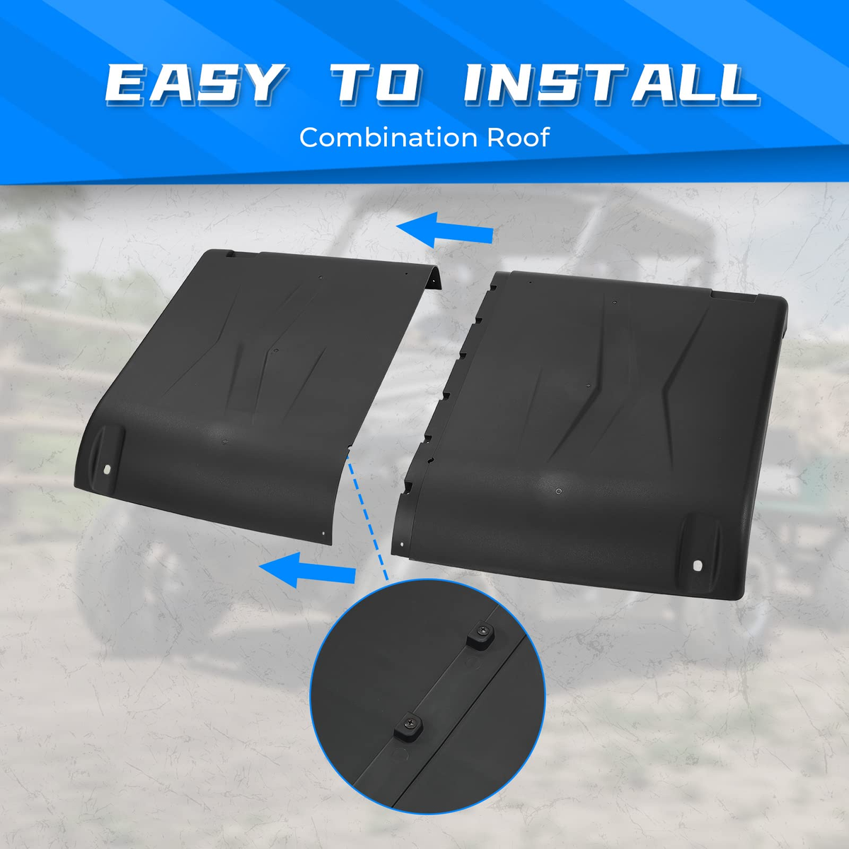 Hard Roof For Polaris Ranger Mid Size 2015-2022 – fits Polaris Ranger EV Midsize