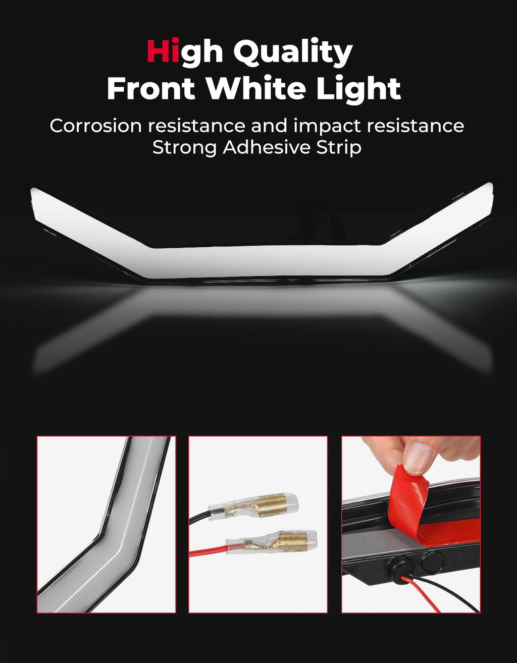 Front Grille Light, LED Accent Light for Can-Am Maverick Trail Sport