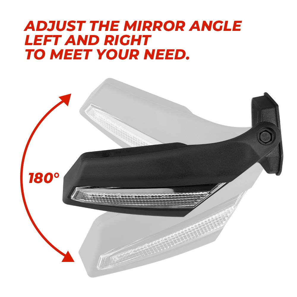 One Pair LED Side Mirrors for Can-Am Maverick X3 | X3 MAX – fits Can-Am Maverick X3 2-Seat (view 3)