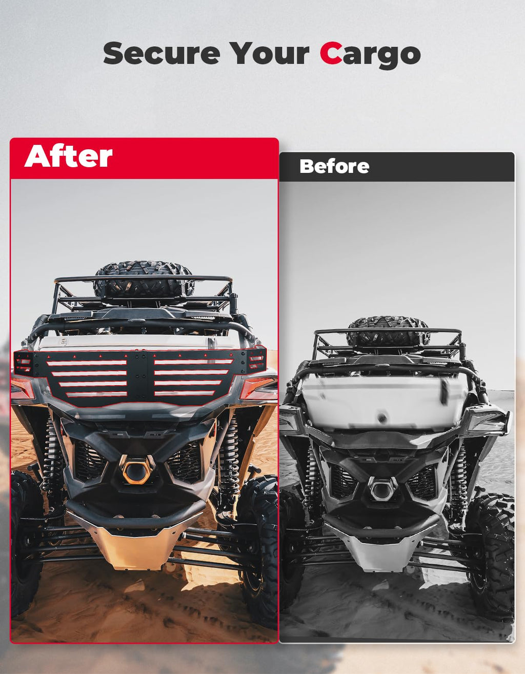 Rear Cargo Tailgate for Can-Am Maverick X3 / X3 MAX – fits Can-Am Maverick X3 2-Seat (view 3)