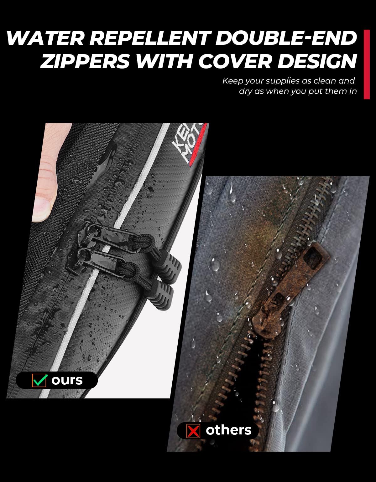 Door Bags with Knee Pad For Talon 1000R/1000X/1000X-4 (Pack of 2)