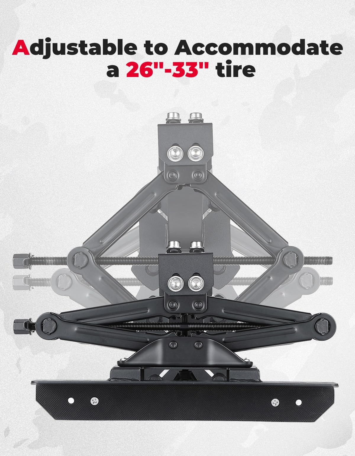 UTV Spare Tire Holder for Can-Am Defender HD5|7|8|9|10 – fits Can-Am Defender HD7
