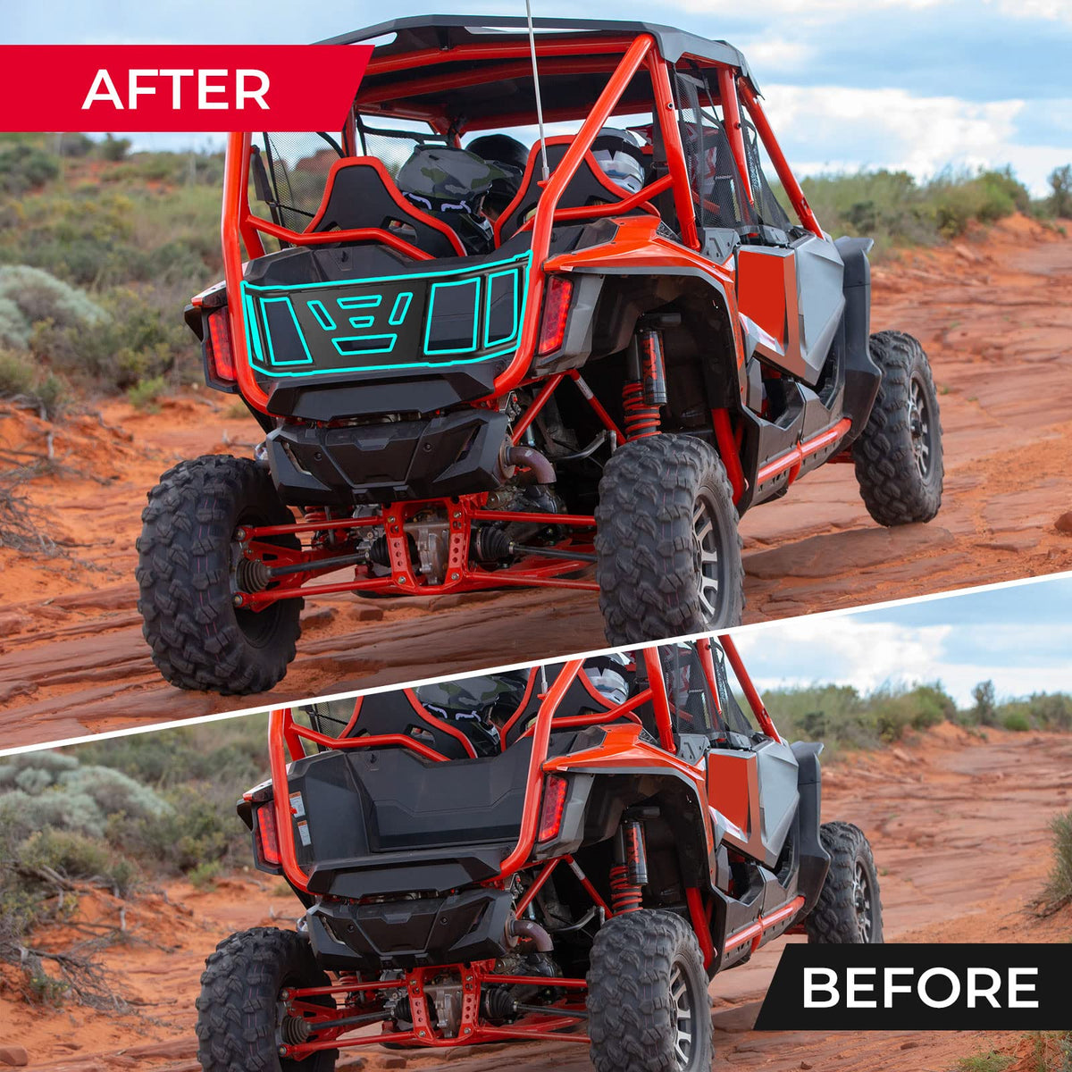 Tailgate Extender & Center Storage Bag for Talon 1000r 1000x 1000x-4 – fits Honda Talon 1000X (view 8)