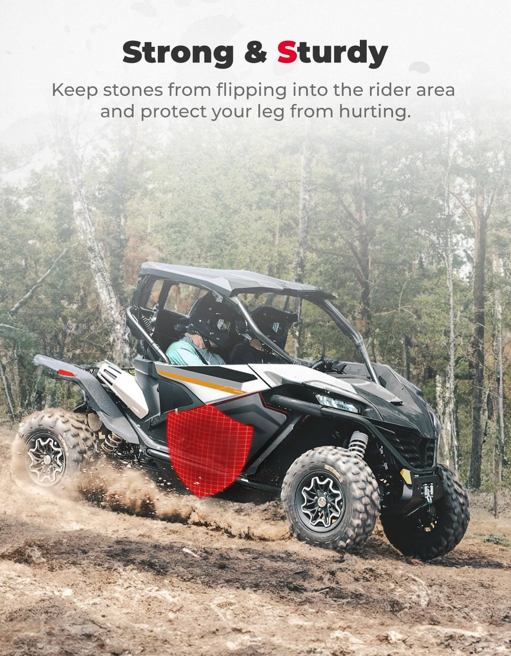 Plastic Lower Doors Inserts for CFMOTO ZForce 950