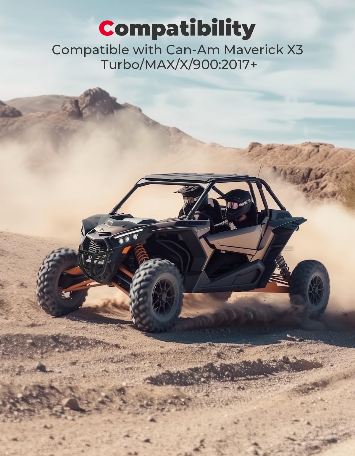 Spotlight Ready Front Bumper for Can-Am Maverick X3/X3 MAX – fits Can-Am Maverick X3 MAX (view 4)
