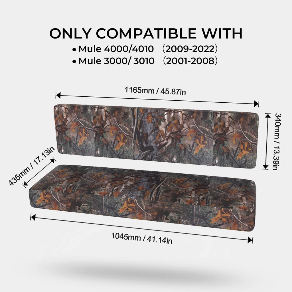 UTV Camo Seat Cover for Kawasaki Mule 3000 3010 4000 4010