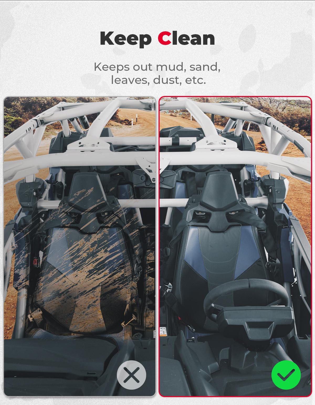 Set of Aluminum Front Full Doors for Can-Am Maverick X3 and X3 Max – fits Can-Am Maverick X3 MAX (view 4)