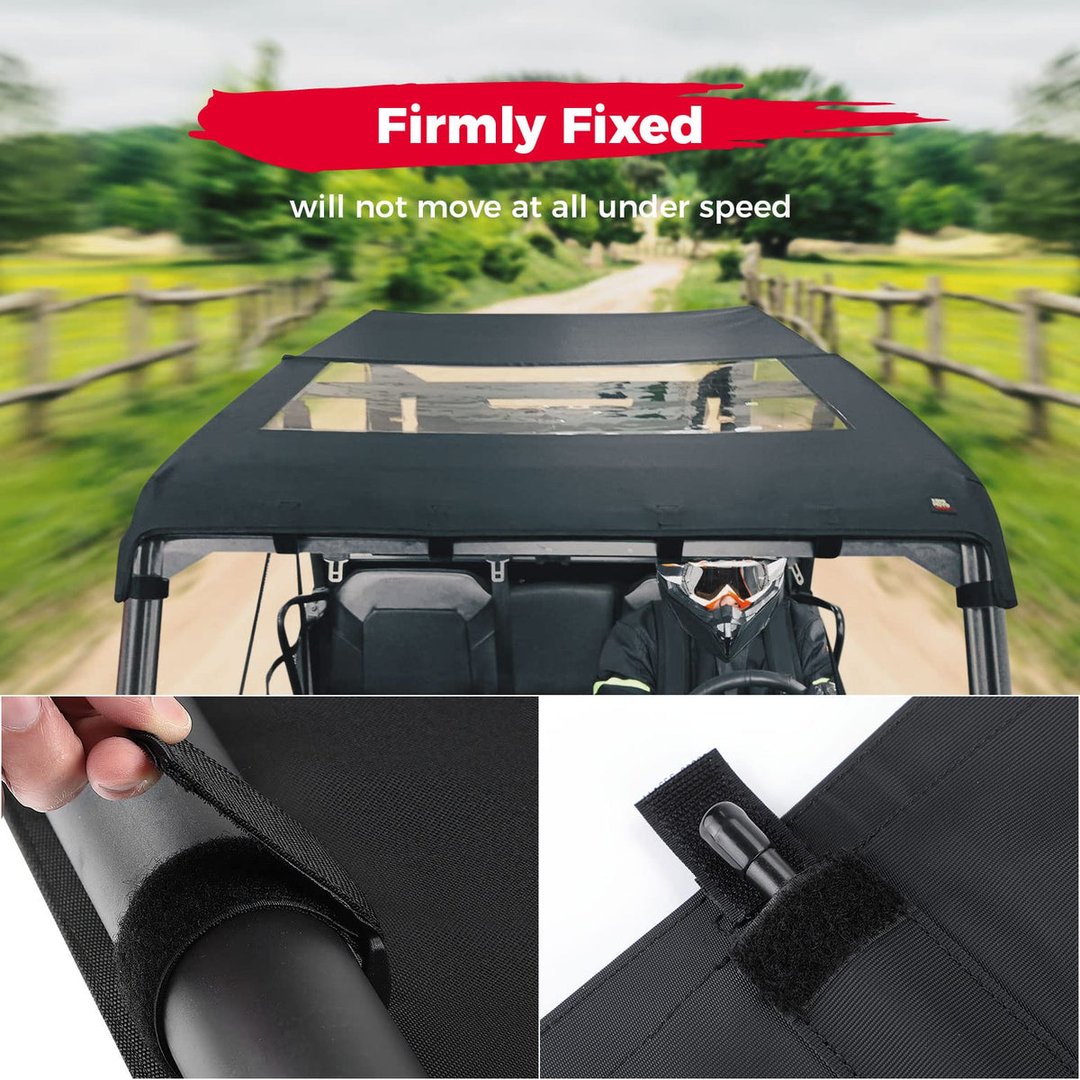 Canvas Roof Top Tint Waterproof for Polaris Ranger Crew XP 1000
