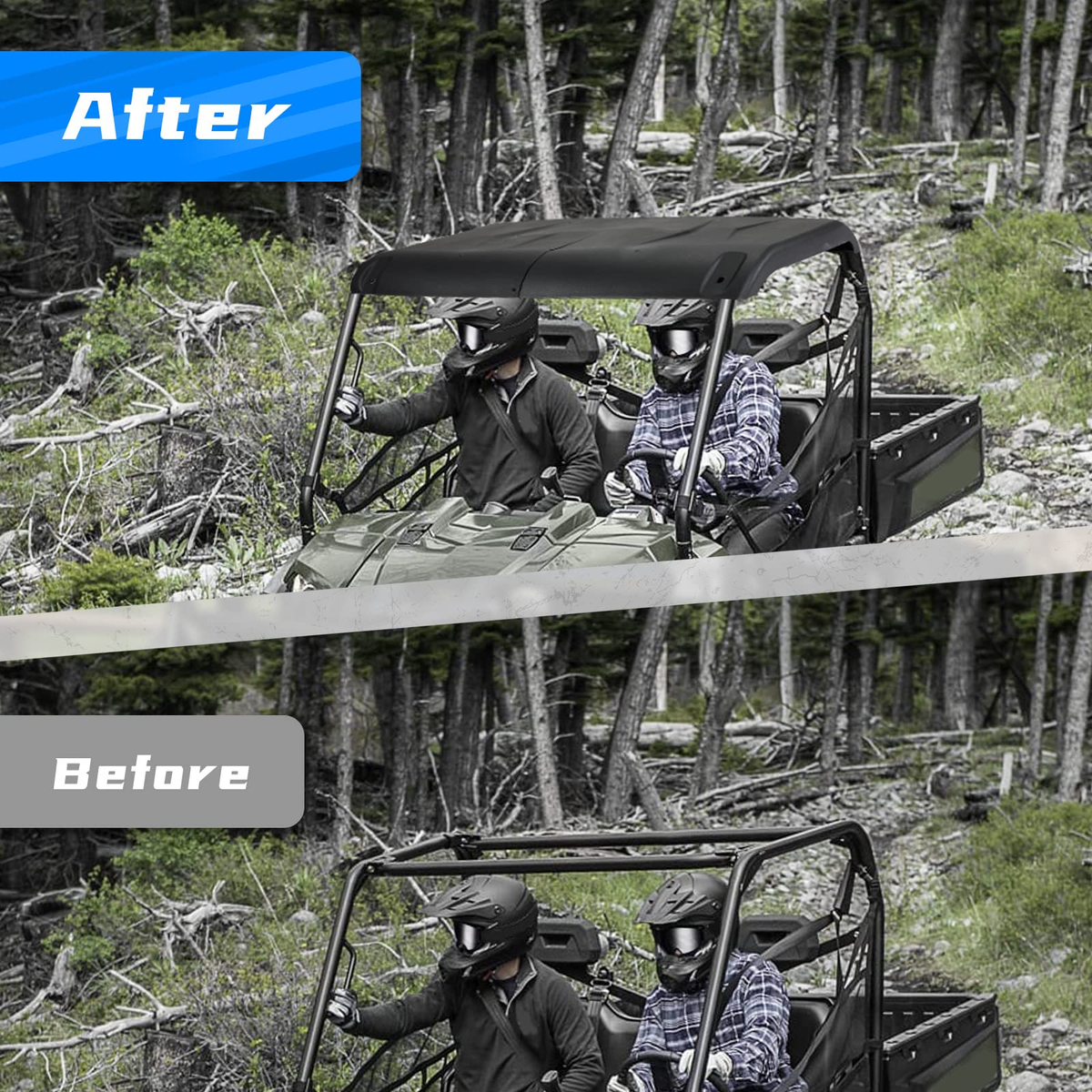 Hard Roof For Polaris Ranger Mid Size 2015-2022 – fits Polaris Ranger 500 (2017-2022) (view 4)